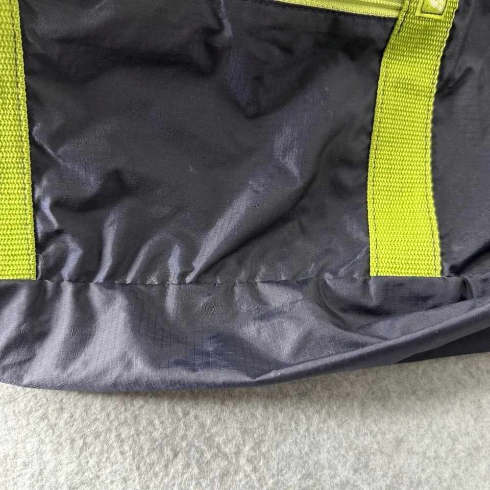 Y2K Gap Nylon Blue Green Duffle Gym Bag Overnight Weekend Travel Duffel Athletic